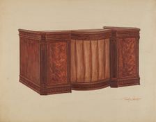 Desk, 1936. Creator: Frank Wenger