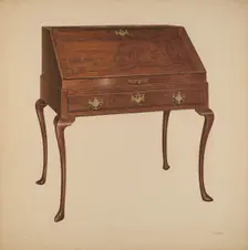 Desk, 1940. Creator: Harry Eisman
