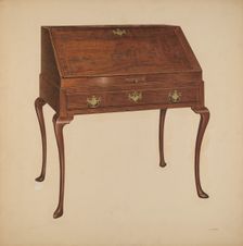 Desk, 1940. Creator: Harry Eisman