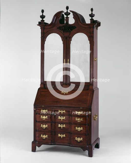 Desk and Bookcase, 1750/70. Creator: Unknown.