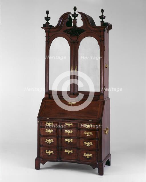 Desk and Bookcase, 1750/70. Creator: Unknown.