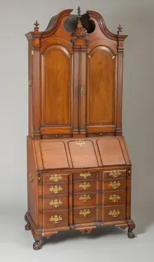 Desk and Bookcase, 1760/70. Creator: Unknown