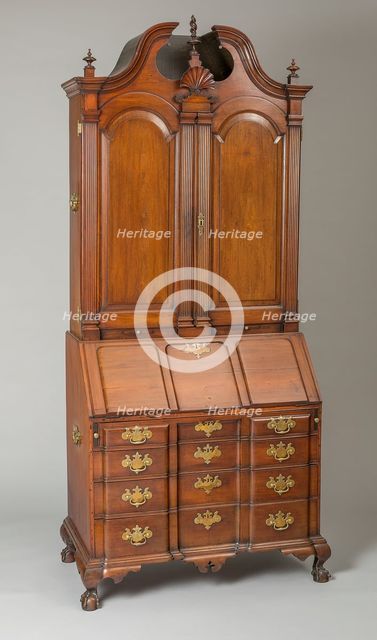 Desk and Bookcase, 1760/70. Creator: Unknown.
