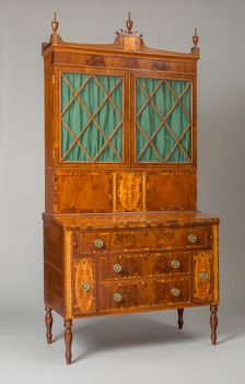 Desk and Bookcase, 1800/15. Creator: Unknown