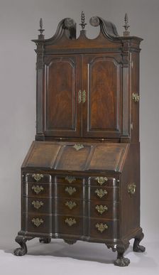 Desk And Bookcase, c1770. Creator: Unknown