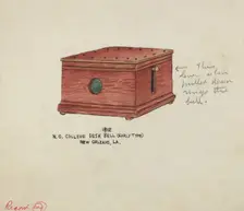 Desk Bell, 1935/1942. Creator: Unknown