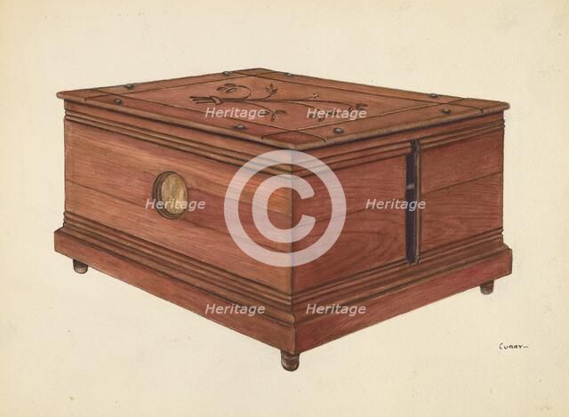 Desk Bell from Fire Department, c. 1939. Creator: Al Curry.