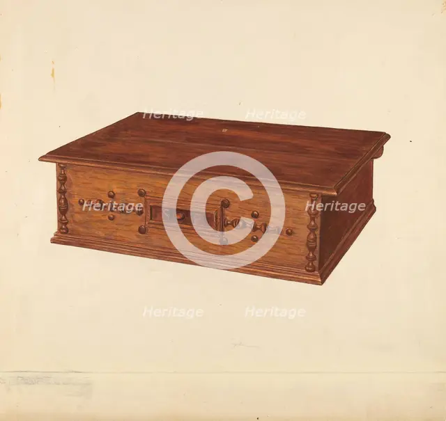 Desk Box, 1935/1942. Creator: Francis Borelli.