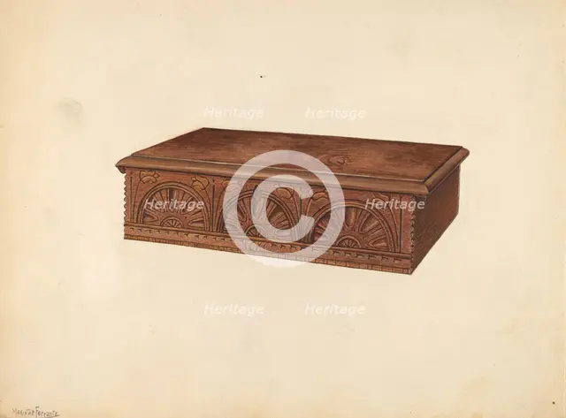 Desk Box, c. 1937. Creator: Mario De Ferrante.