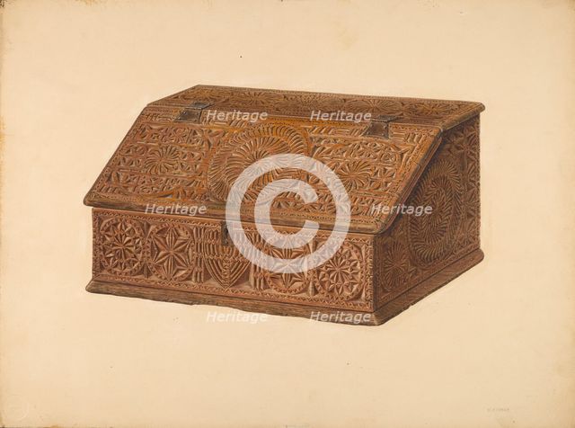 Desk Box, c. 1940. Creator: Harry Eisman.