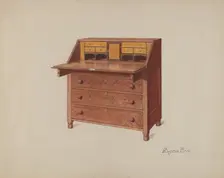 Desk, c. 1936. Creator: Eugene Croe