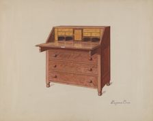 Desk, c. 1936. Creator: Eugene Croe