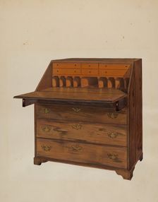 Desk, c. 1936. Creator: Fred Weiss