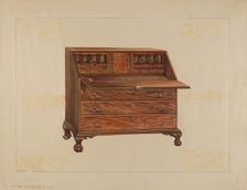 Desk, c. 1936. Creator: Isadore Goldberg