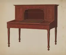 Desk, c. 1937. Creator: Frank Wenger