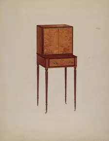 Desk, c. 1938. Creator: Francis Borelli
