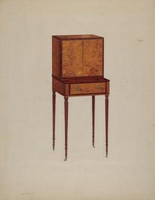 Desk, c. 1938. Creator: Francis Borelli