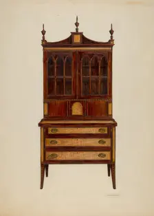 Desk, c. 1939. Creator: Charles Bowman