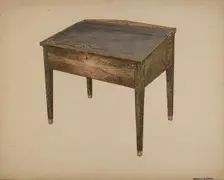 Desk, c. 1939. Creator: Frank Eiseman