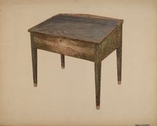 Desk, c. 1939. Creator: Frank Eiseman