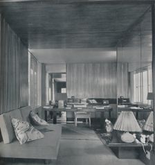 Desk in bedroom-sitting room 1942