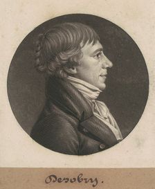 Desobry, 1803. Creator: Charles Balthazar Julien Févret de Saint-Mémin