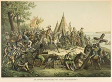 DeSoto's Discovery of the Mississippi River, 1896. Creators: Unknown, Louis Kurz, Kurz and Allison