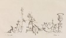 Desseins a Plusieurs Usages Inventés par M. B. Toro, 1718 or after., 1718 or after. Creator: Jean Bernard Toro
