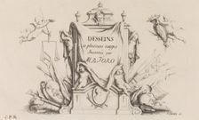 Desseins a Plusieurs Usages Inventés par M. B. Toro (Title Page), 1718 or after., 1718 or after. Creator: Jean Bernard Toro