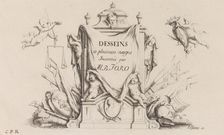 Desseins a Plusieurs Usages Inventés par M. B. Toro (Title Page), 1718 or after., 1718 or after. Creator: Jean Bernard Toro