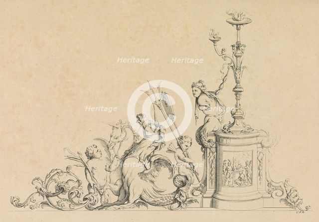 Desseins Arabesques a Plusieurs Usages Inventés par J.B. Toro, 1716., 1716. Creator: Jean Bernard Toro.