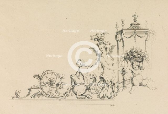 Desseins Arabesques a Plusieurs Usages Inventés par J.B. Toro, 1716., 1716. Creator: Jean Bernard Toro.