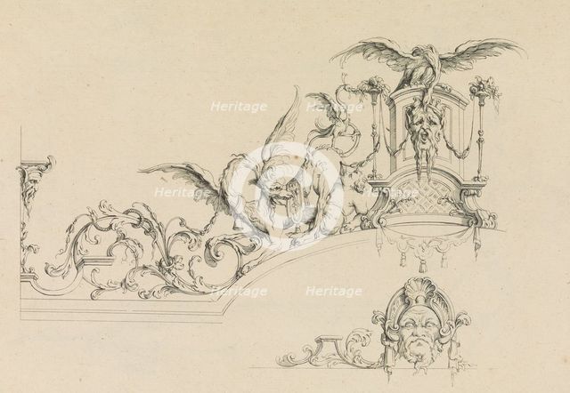 Desseins Arabesques a Plusieurs Usages Inventés par J.B. Toro, 1716., 1716. Creator: Jean Bernard Toro.