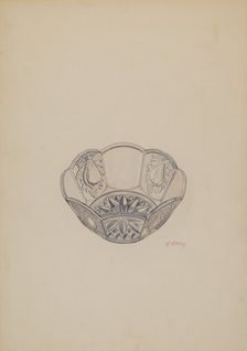 Dessert Dish, c. 1941. Creator: Joseph Mitry
