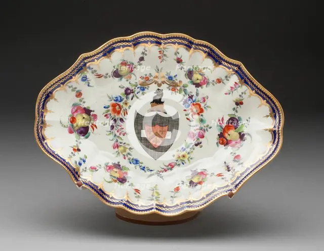 Dessert Dish, Worcester, c. 1790. Creator: Royal Worcester.