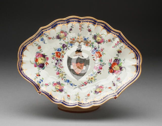 Dessert Dish, Worcester, c. 1790. Creator: Royal Worcester.