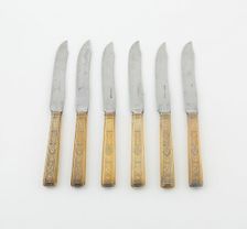 Dessert Knives (2), Paris, 1789/1820. Creators: Martin-Guillaume Biennais, Pierre-Benoît Lorillon