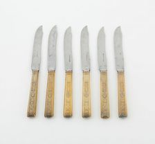 Dessert Knives (2), Paris, 1789/1820. Creators: Martin-Guillaume Biennais, Pierre-Benoît Lorillon