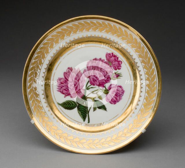 Dessert Plate, Moscow, 1826. Creator: Prince Iusupov Porcelain Factory.