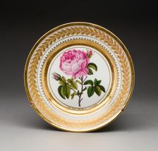 Dessert Plate, Moscow, 1826. Creator: Prince Iusupov Porcelain Factory