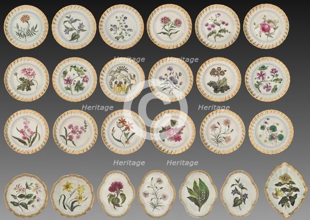 Dessert Service, c. 1800. Creator: Derby (Crown Derby Period) (British).