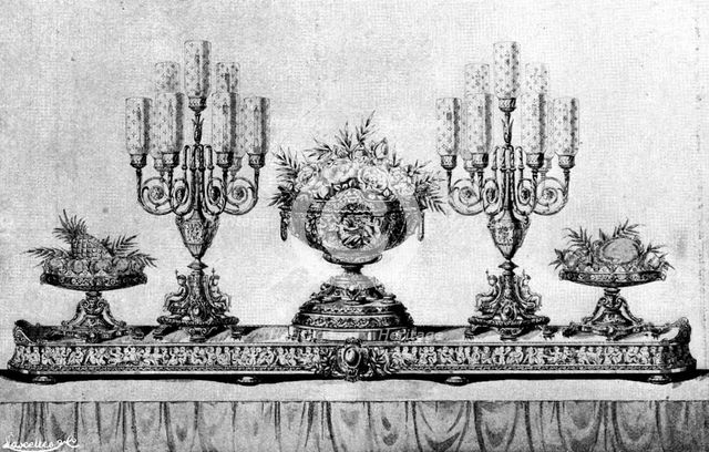Dessert Service for the Maharajah of Kuch Behar, 1895. Creator: Lascelles.