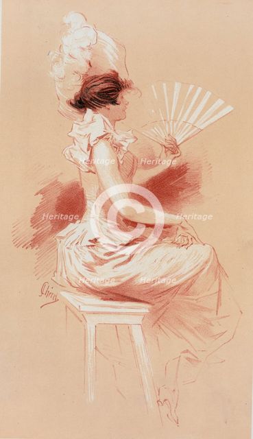 Dessin original pour les "Maîtres de l'Affiche"., c1897. Creators: Jules Cheret, Imprimerie Chaix.