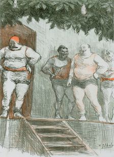 Dessin original pour les Maîtres de l'Affiche., c1898. Creator: Henri-Gabriel Ibels