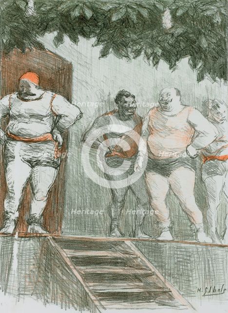 Dessin original pour les Maîtres de l'Affiche., c1898. Creator: Henri-Gabriel Ibels.