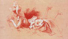 Dessin original pour les "Maîtres de l'Affiche"., c1898. Creator: Jules Chevrier