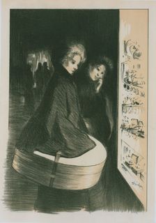 Dessin original pour les "Maîtres de l'Affiche"., c1898. Creator: Theophile Alexandre Steinlen