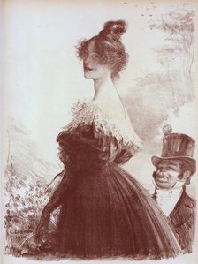 Dessin original pour les "Maîtres de l'Affiche"., c1900. Creator: Charles-Lucien Leandre