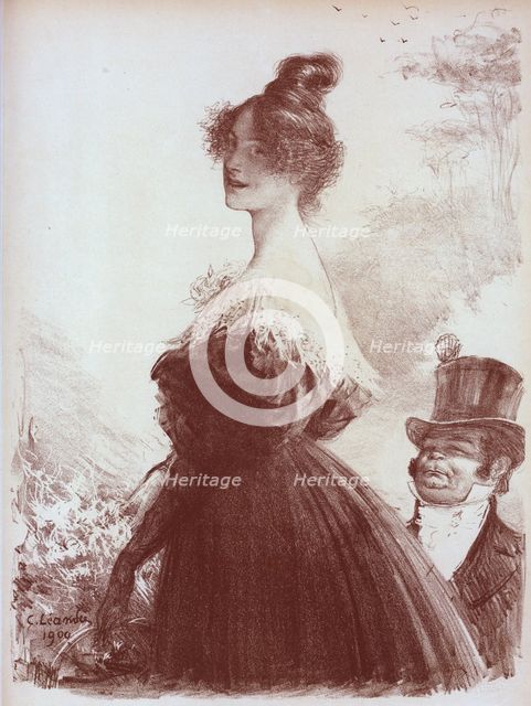 Dessin original pour les "Maîtres de l'Affiche"., c1900. Creator: Charles-Lucien Leandre.