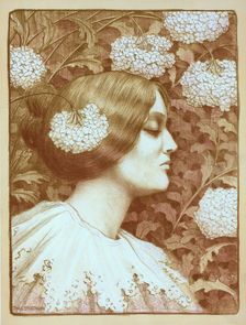 Dessin original pour les "Maîtres de l'Affiche"., c1900. Creator: Paul Berthon